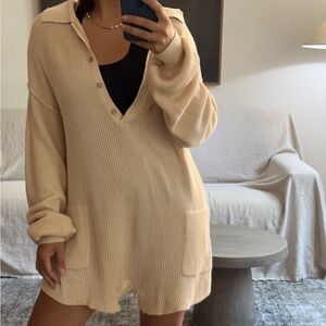 Free People - Picnic Sweater Romper